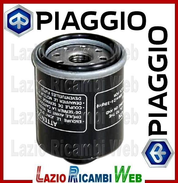 FILTRO OLIO MOTORE PIAGGIO 82635R e AP8580128 - Lazio Ricambi Web