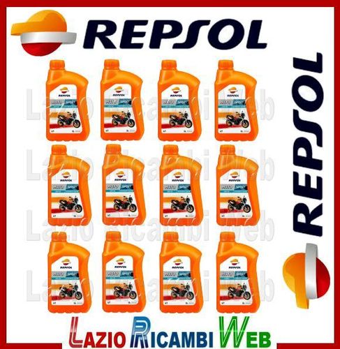 REPSOL OLIO SPORT SCOOTER MOTO 15 w 50 12 LITRI